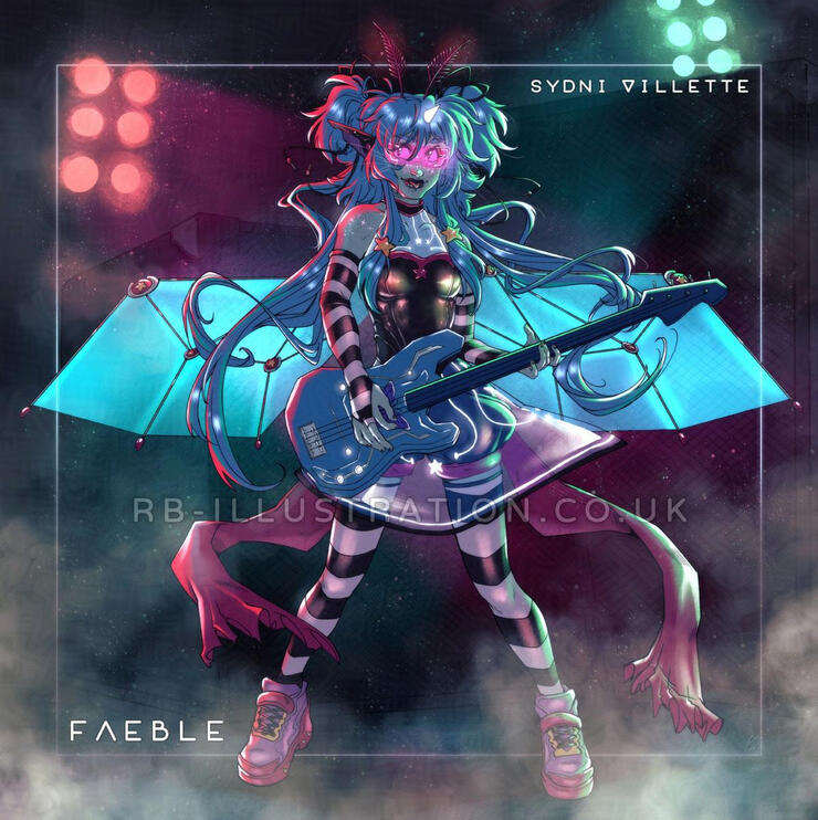 Cyber Idol Sydni (Personal Work, 2025)