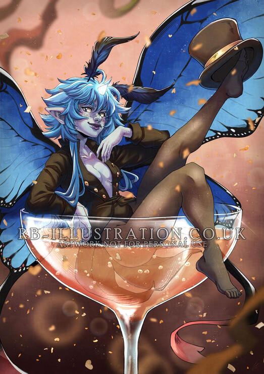 Sydni Pinup (Personal work, 2025)