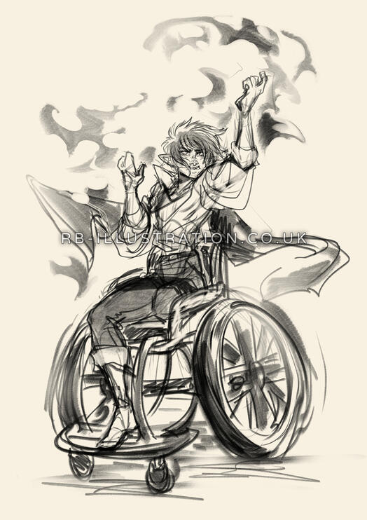 Artwork for the &#39;Darkest Days&#39; TTRPG by Bell Moon Games