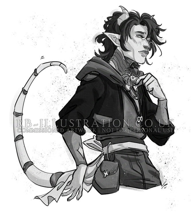 Kaelix (Sketch Commission for Personal Client, 2026)